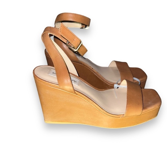 ✅Antonio Melani Leather Wrapped Strappy Wedge Platform Women Sandals Shoe - Picture 7 of 7